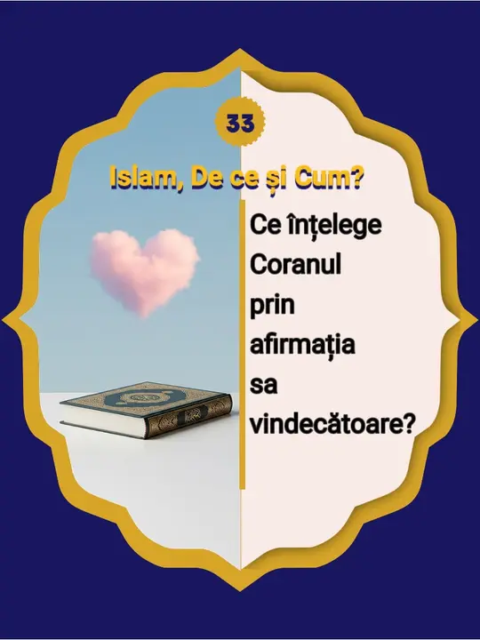 33- Ce boală vindecă Coranul? "Coranul, dincolo de un text; o sală de operație pentru…